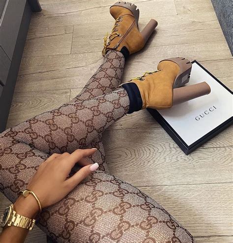 gucci socks outfit ideas|faux Gucci tights.